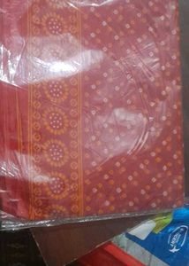 Elegant Red Printed Saree