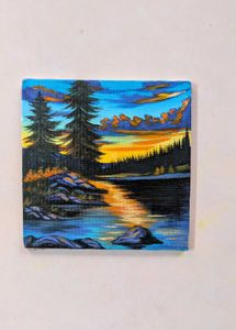 Mini Original Landscape Painting