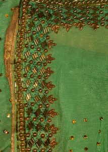 Green Suit With Heavy Work