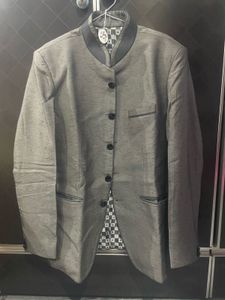 Men&#39;s Grey Bandh gala Jacket/ coat