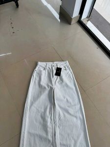 White Wide Leg Jeans