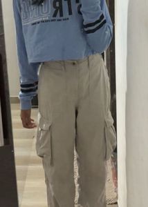 BERSHKA grey Cargo Pants