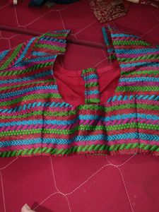 Colorful Embroidered Blouse