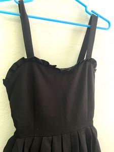 Black Fit &amp; Flare Dress