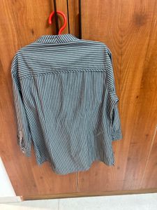 2 time worn Annabelle Striped Button-Down Shirt