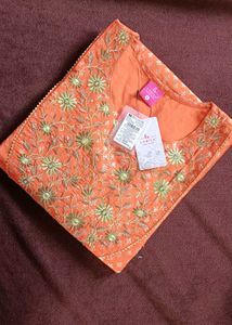 Womens Orange Kurta