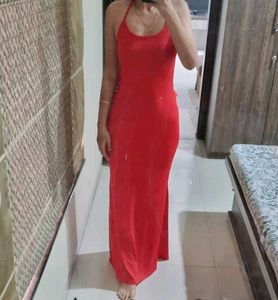 Red Pretty Long Gown