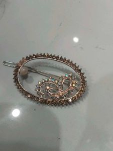 Sparkly Oval Hair Clip