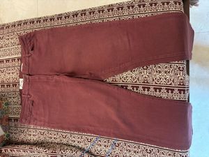Skinny Maroon Denim Jeans