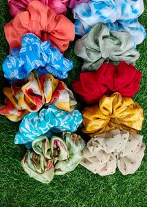 Colorful Scrunchie Hair Tie Set