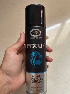 Fashion Colour Fixup Blue Hair Spray