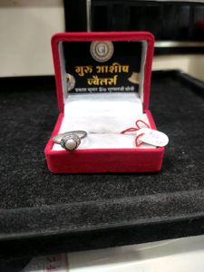 Opel Ring Pure Silver 925 (Wt: 2.42gm)