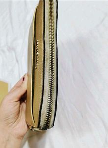 Michael Kors Pale Gold Continental Leather Wallet