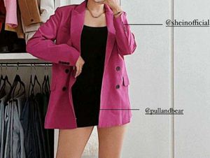 SHEIN Pink Blazer
