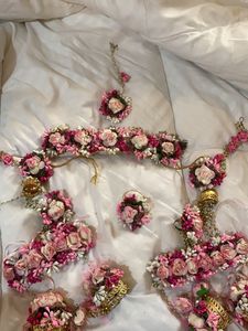 Royal Pink Flower Jewellery