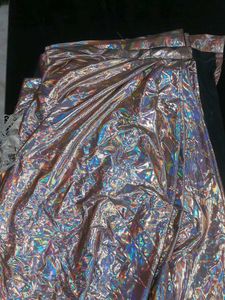 Shiny Party Blouse And ReadyMade saree 🥻