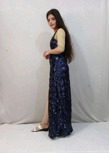 Western Style Slit Dress