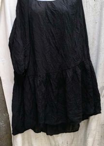 8177. Black Tiered Dress