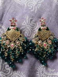 green jhumka