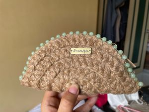 Dhaaga Life mini half moon pouch