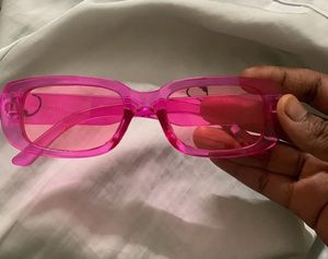 Pink Retro Sunglasses