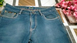 Mens Blue Colour Wrangler Jeans