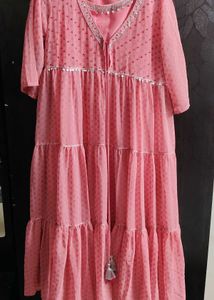 Anarkali Kurta With Inner And Leggings