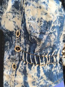 Acid Wash Denim Vest