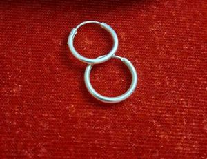 Pur Silver Hoop With Rudraksh✨