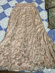 Lehenga In Beige Color