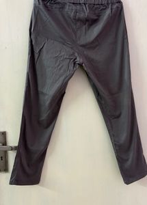 Gray Pull-On Pants
