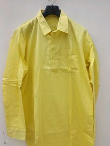 Yellow Cotton Kurta