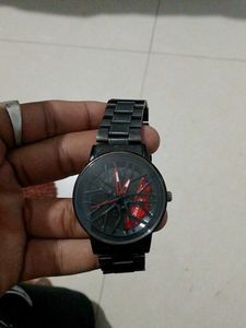 Stylish Black Wrist Watch