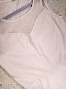 H&amp;M White Skater Dress