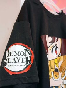 Anime Print T Shirt Fir Womens