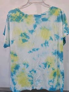 Tie-Dye Embossed T-Shirt