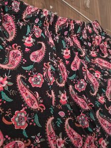 Cute Printed Black Shorts