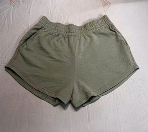 Olive Green Mini Shorts