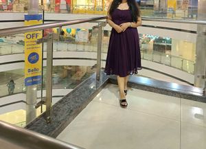 Purple Midi Dress
