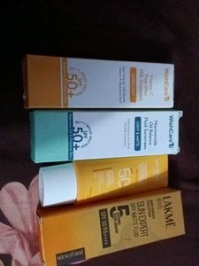 Combo Of 4 Sunscreen New Seal Pack No Coin Spf 50+