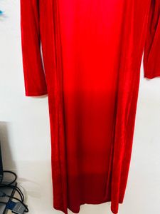 Red Velvet Mini Dress