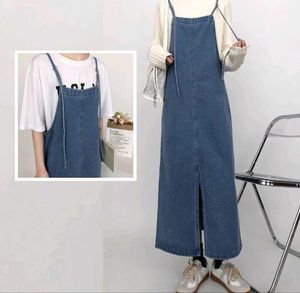 DENIM PINAFORE