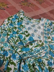 Floral Print Kurta