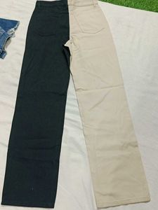 Two tone jeans