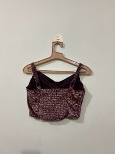 Beautiful Corset Style Velvet Top