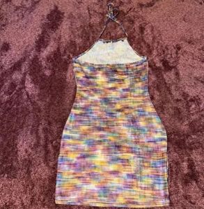 Shein Stylish Multicolor Bodycon Dress