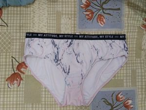Marble Print Hipster Panty