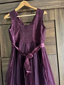 Elegant Purple Maxi Dress