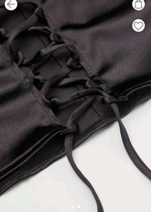 H&amp;M Satin Corset Top