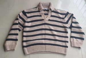 Zara Striped Knit Sweater